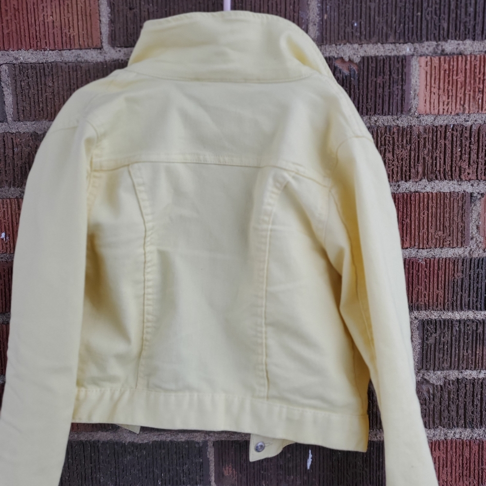 H&M Pale Yellow Kids Jean Jacket - Picture 2 of 5